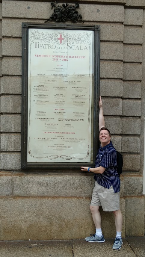 Tim at La Scala